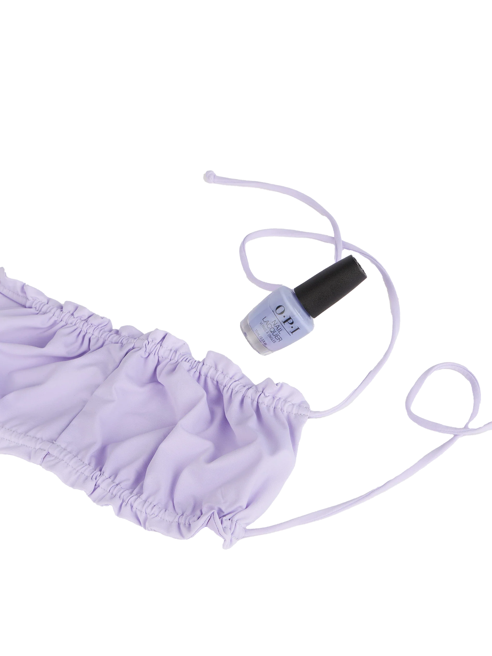 Lyam lilac bandeau bikini top - Image 2