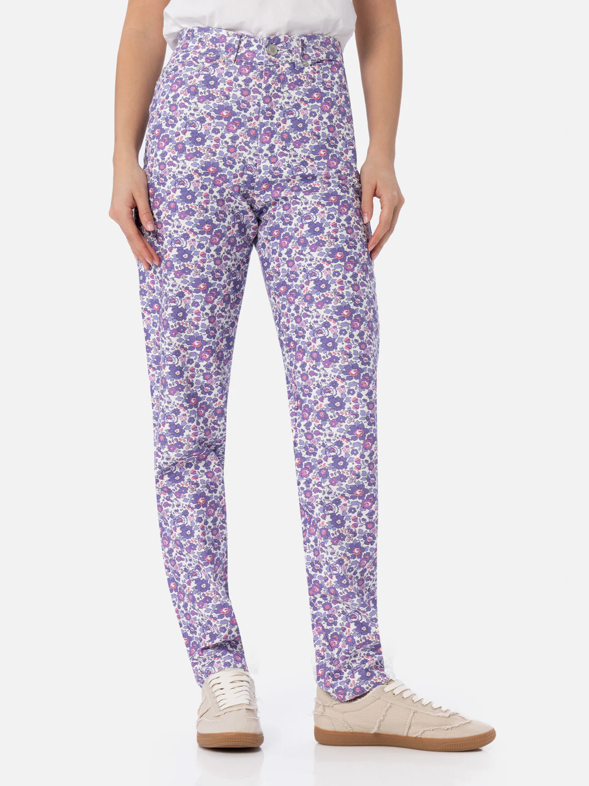 Belleville Betsy floral print denim jeans | Special Edition