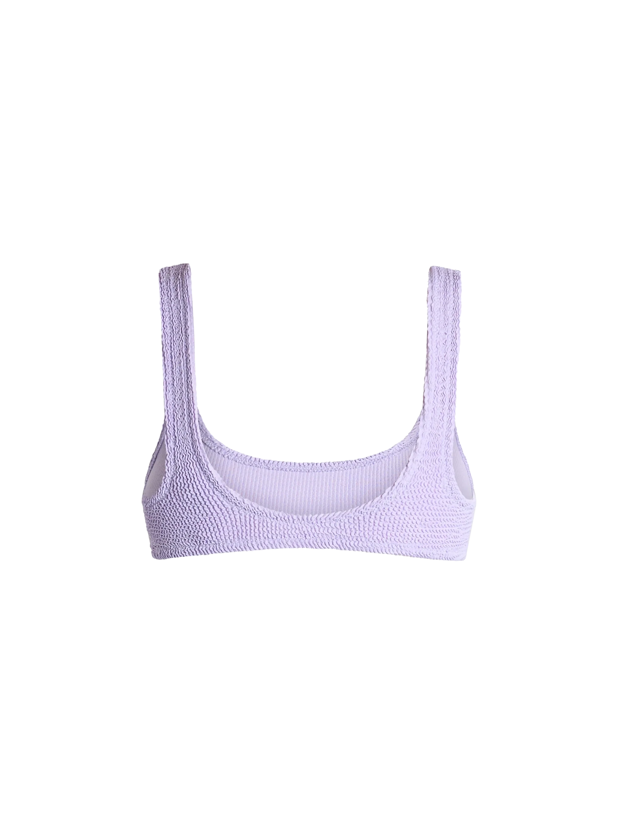 Naima lilac crinkle bralette bikini top - Image 2
