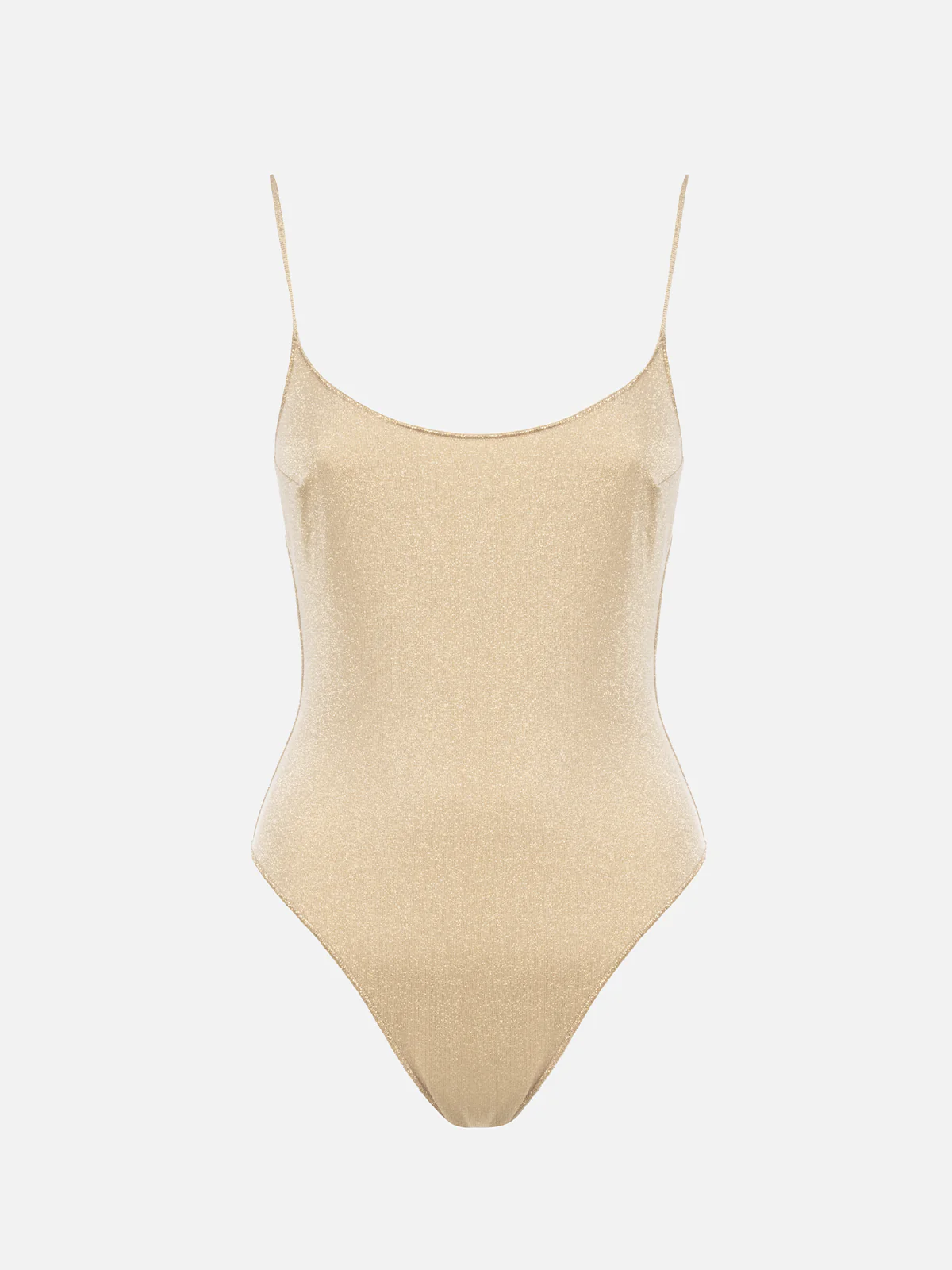 Cecille lurex one-piece swimsuit