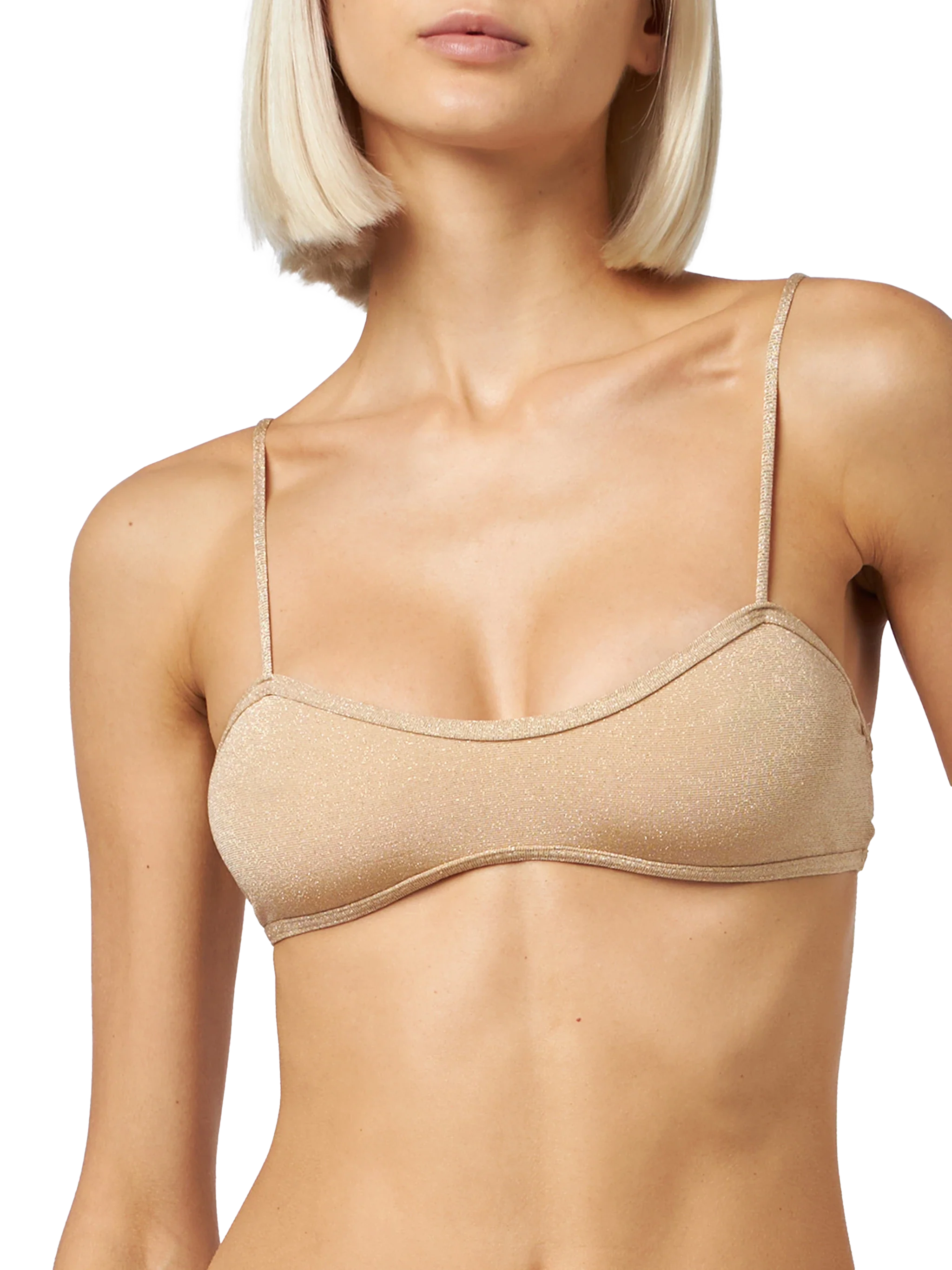 Laryn lurex bralette bikini top - Image 3