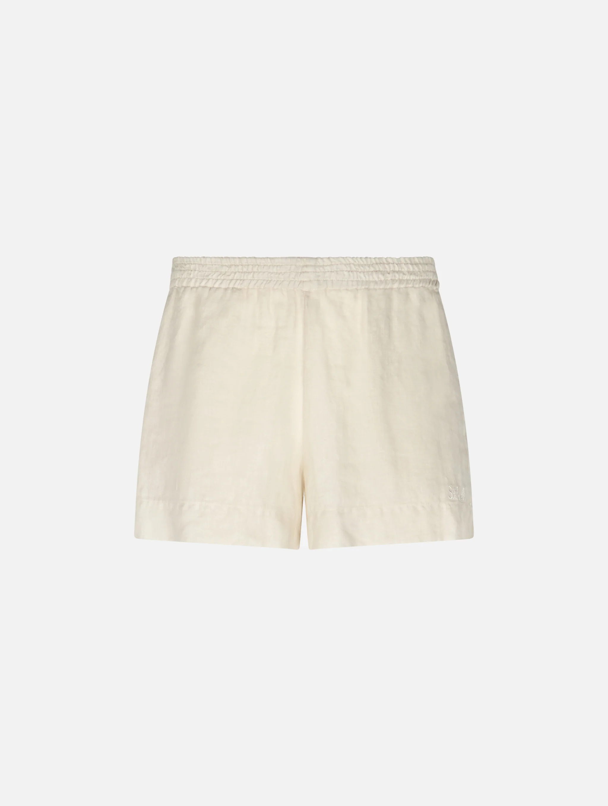Meave cream linen shorts - Image 7