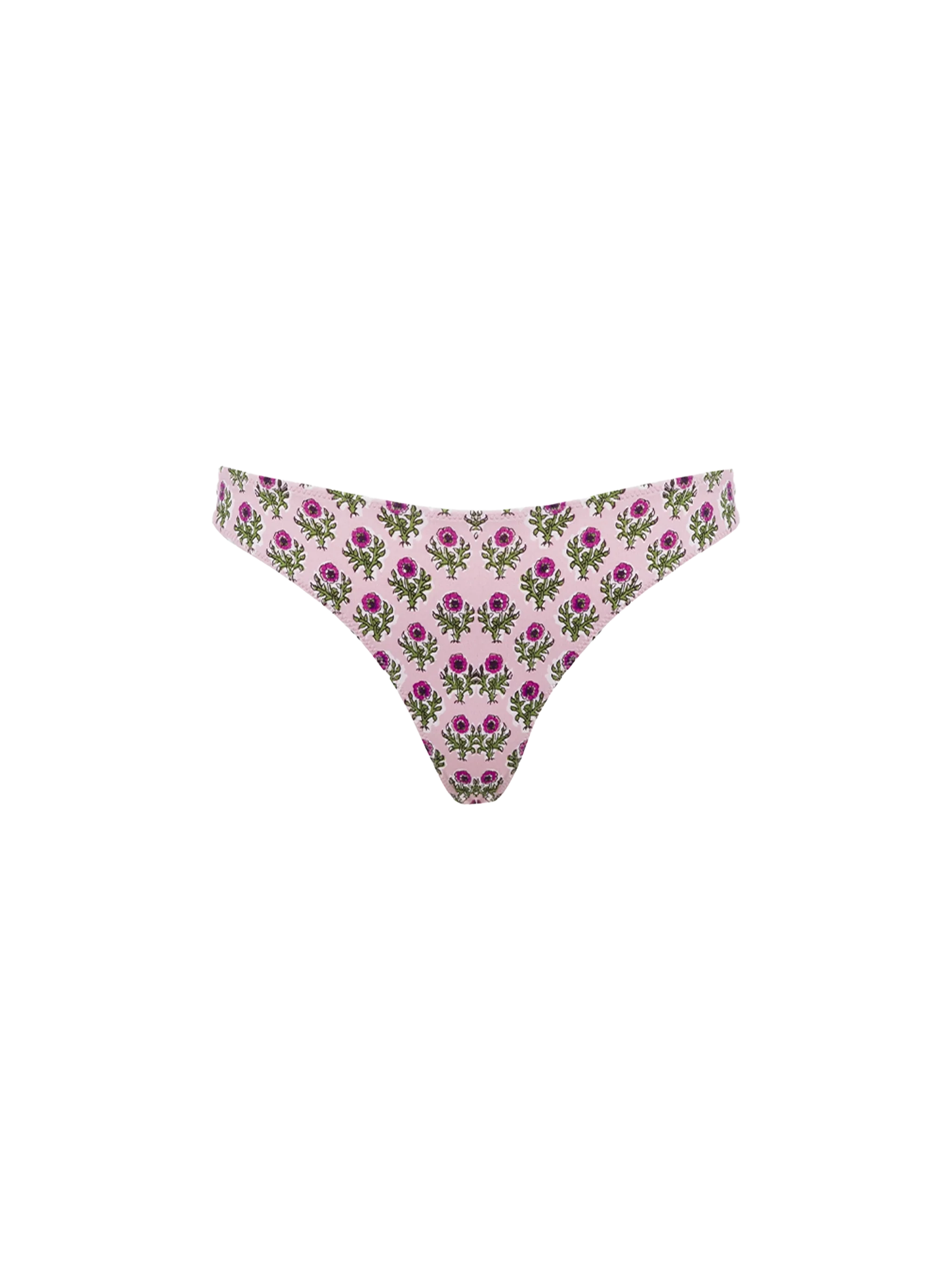 Lido pink floral swim briefs