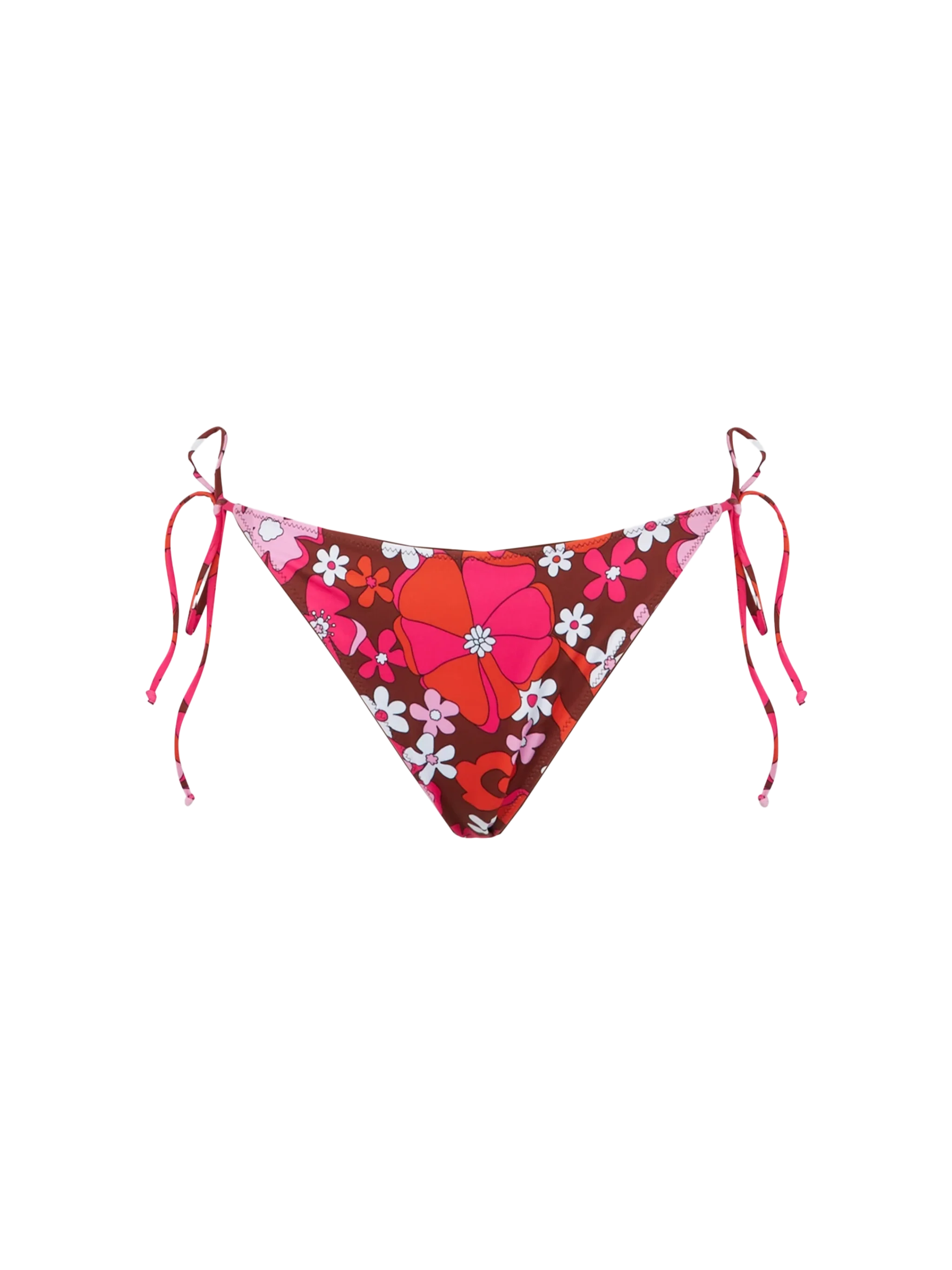 Virgo swim briefs with floral print
