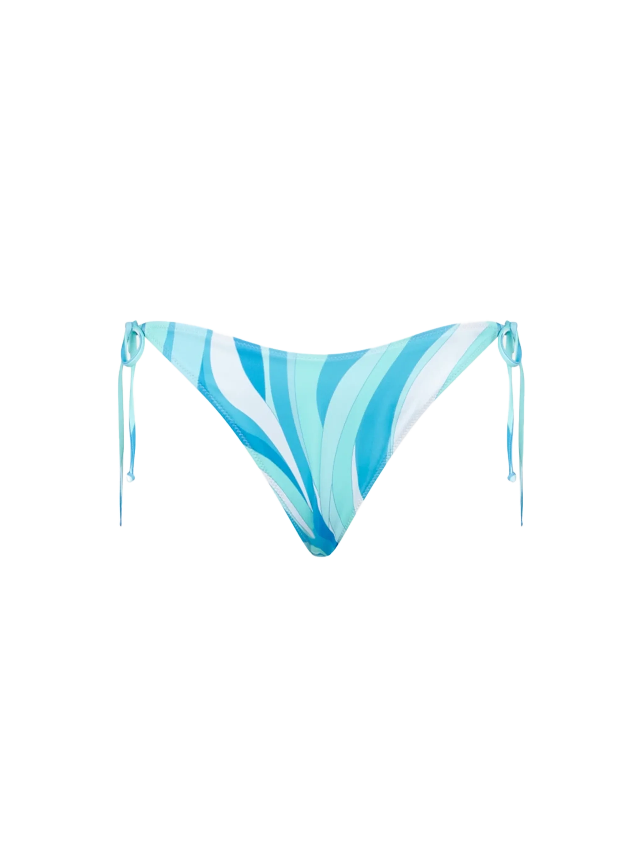 Light blue Virgo swim briefs with wave pattern