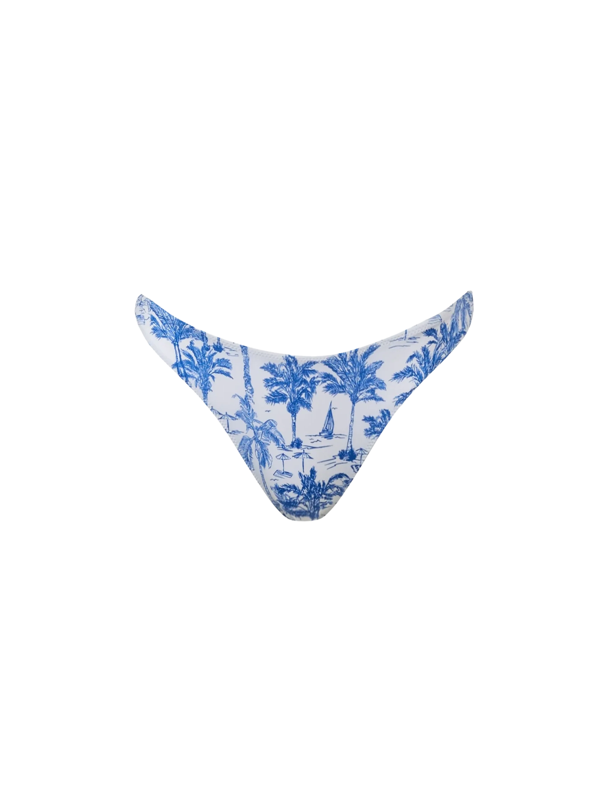 Toile de jouy Naomi cheeky swim briefs