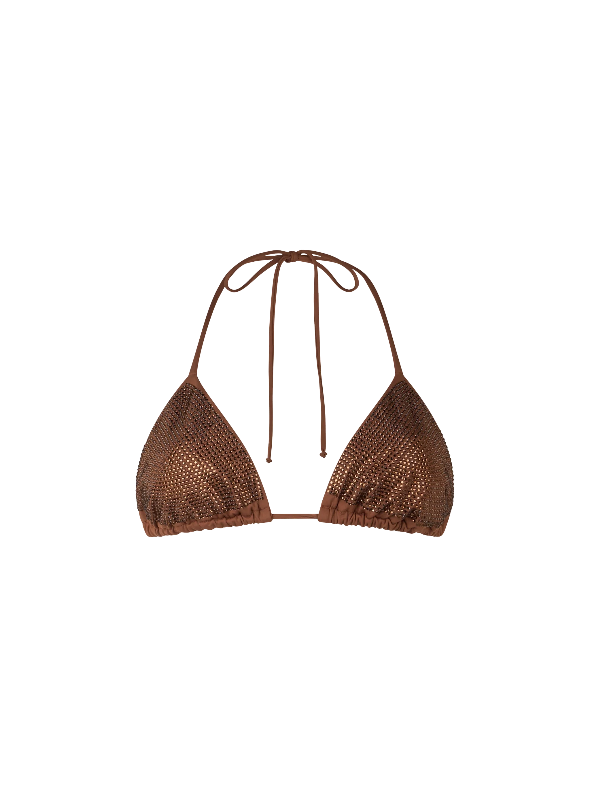 Annabelle rhinestone triangle bikini top