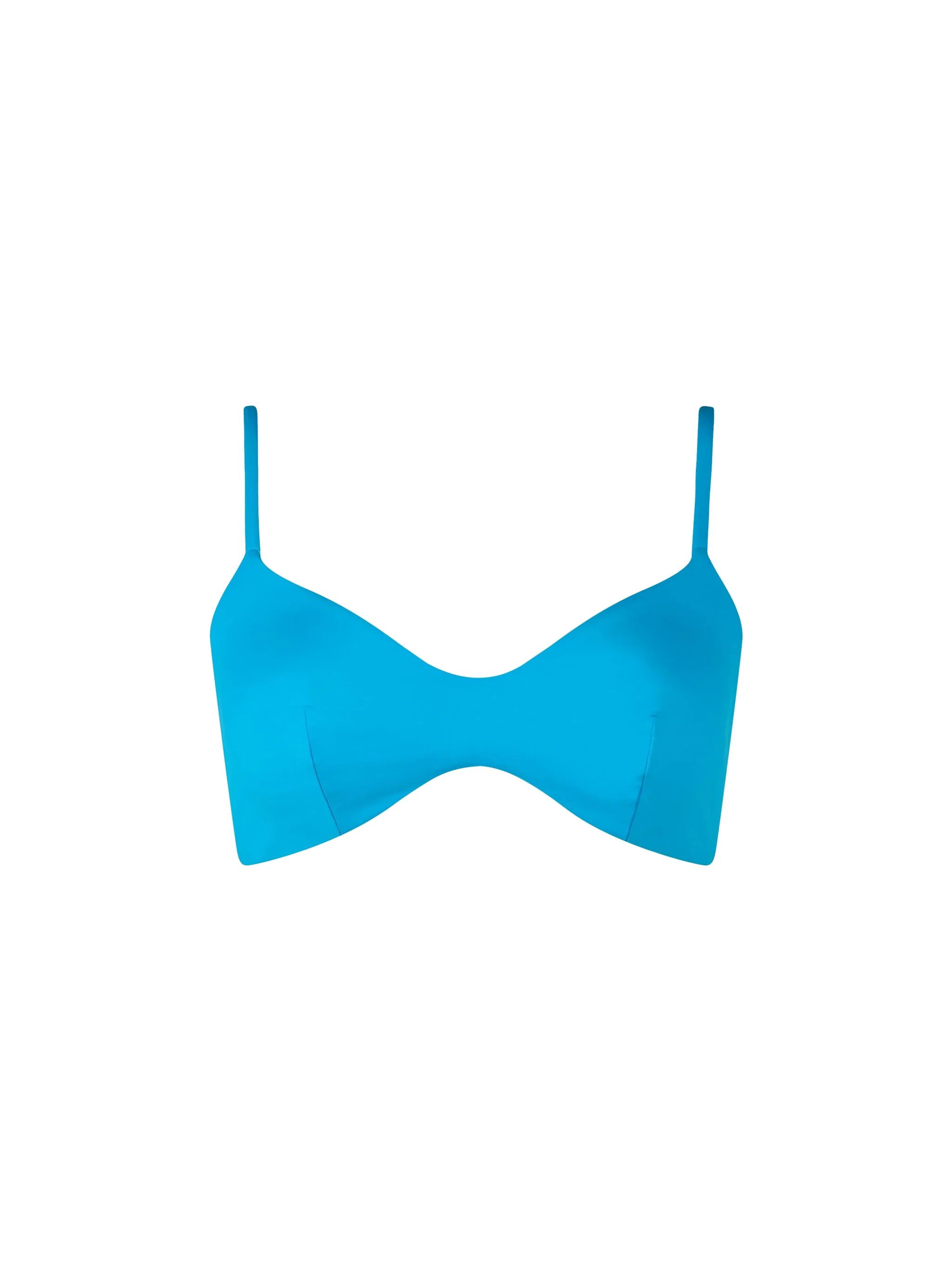May turquoise scoop bralette bikini top