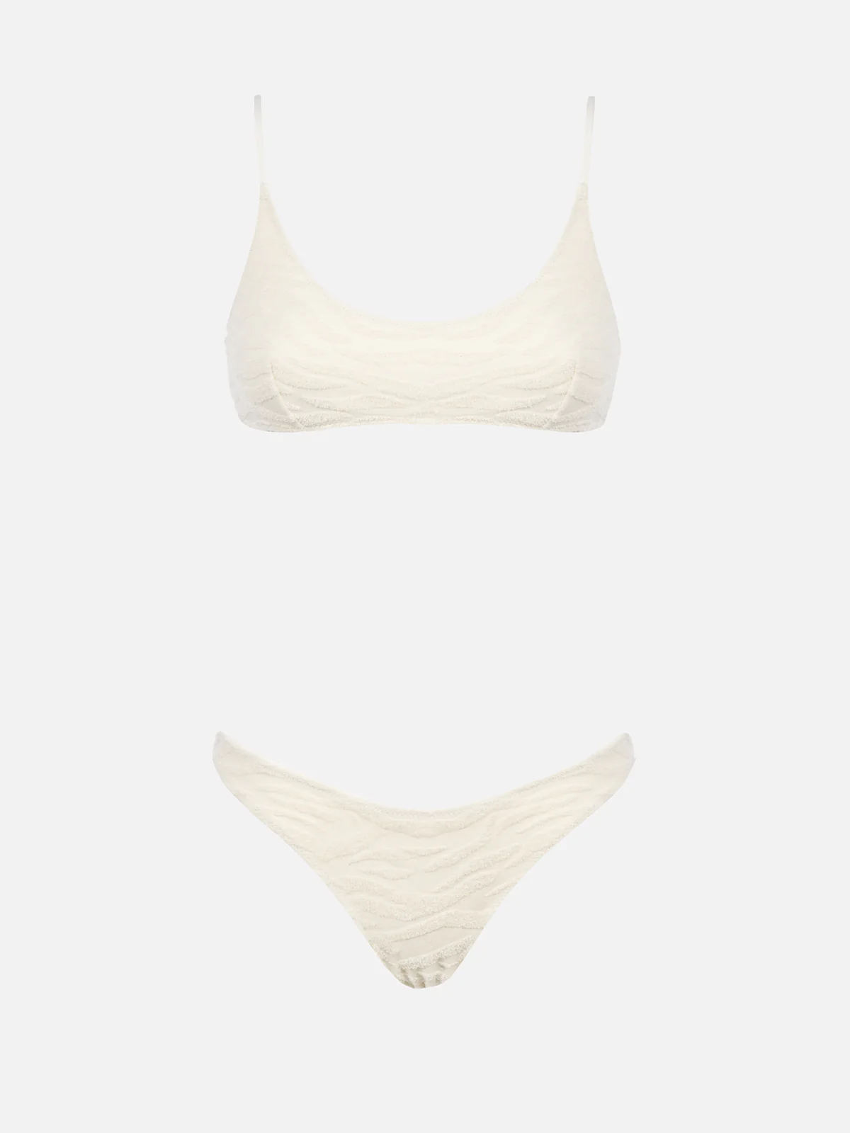 Judy Naomi zebra terry bralette bikini